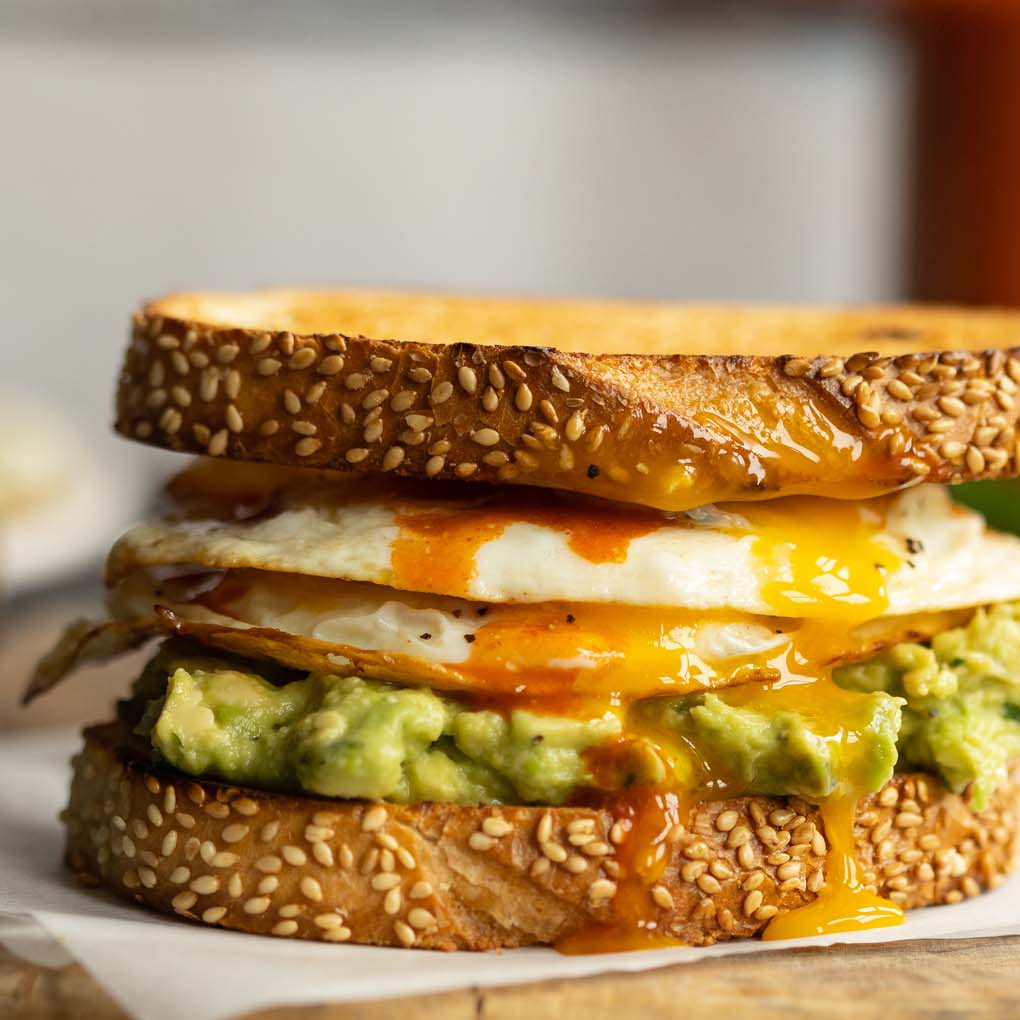Veggie Egg Avocado Sandwich
